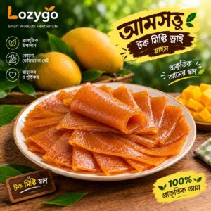 টক-মিষ্টি ড্রাই আমসত্ত্ব